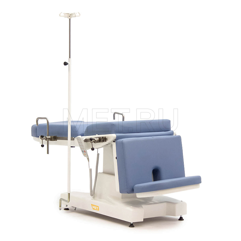 МЕТ GK 05   Универсальное гинекологическое и проктологическое кресло с электроприводом, платформой для аксессуаров и стулом для врача МЕТ